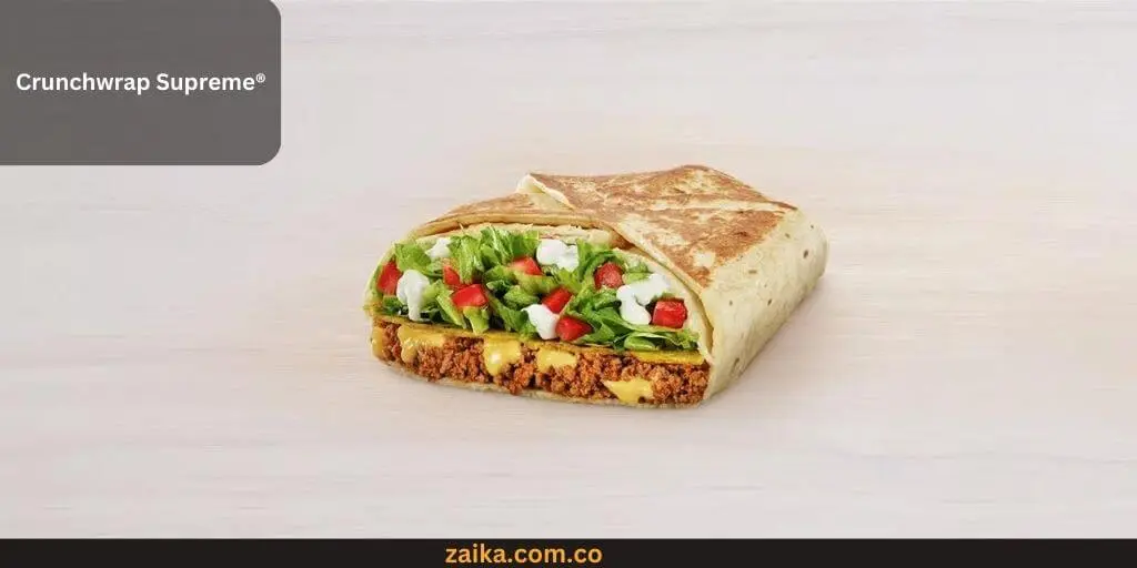 Crunchwrap Supreme® Popular food item of Taco Bell in USA