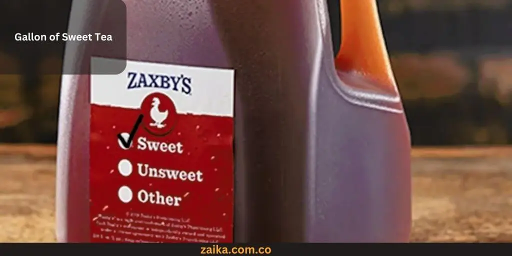 Gallon of Sweet Tea Popular food item of Zaxby's in USA