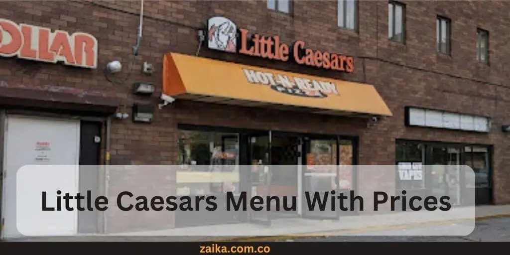 Little Caesars menu with prices 