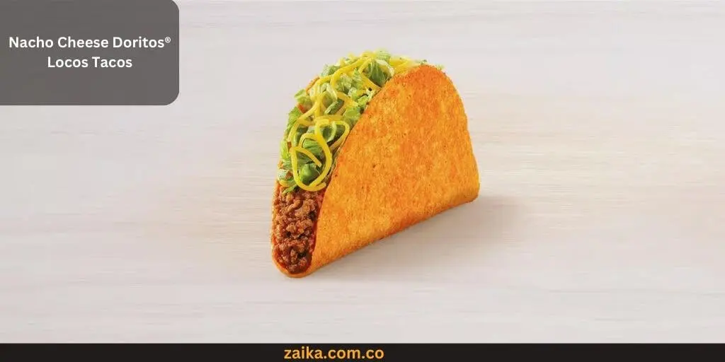 Nacho Cheese Doritos® Locos Tacos Popular food item of Taco Bell in USA