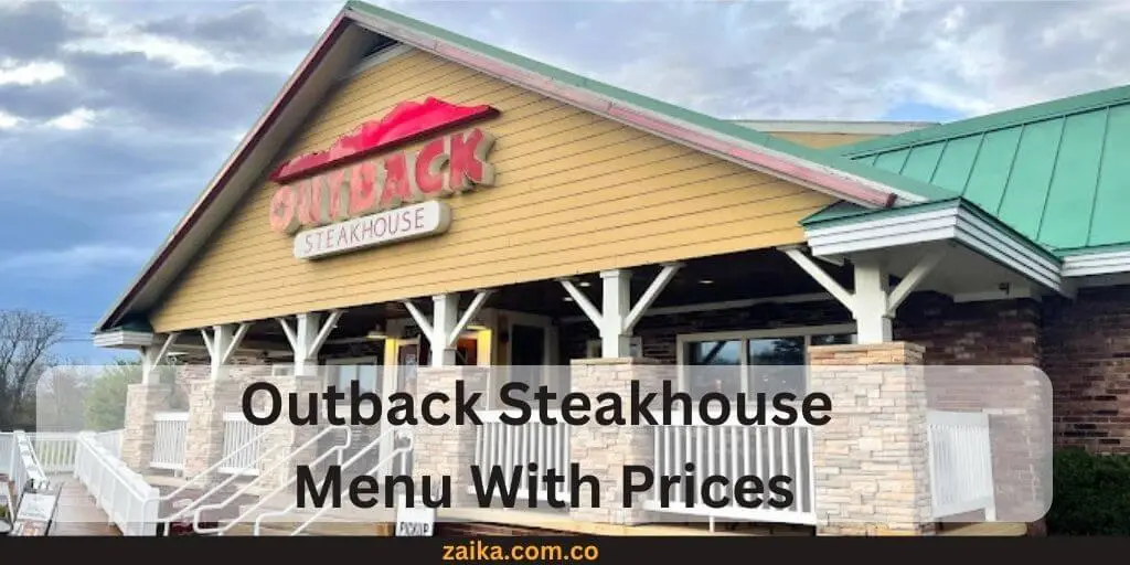Outback Steakhouse menu with prices 