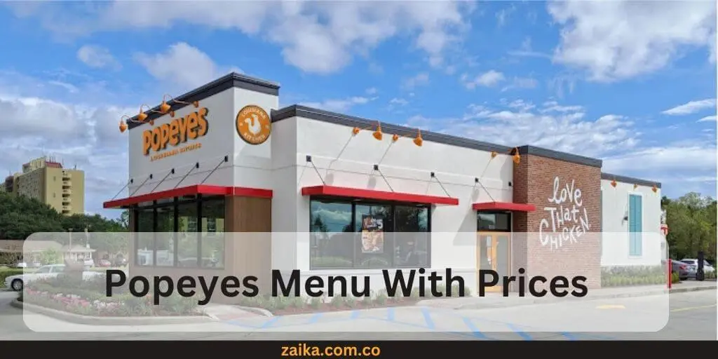 Popeyes menu with prices 